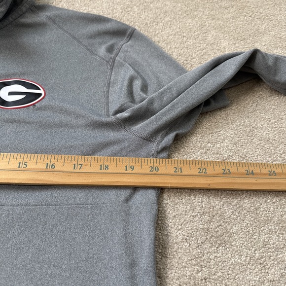 Nike Georgia Bulldogs 1/4 Zip Pullover Shirt Womens Sz M Gray Dri-Fit AR7135-063 - Picture 5 of 9